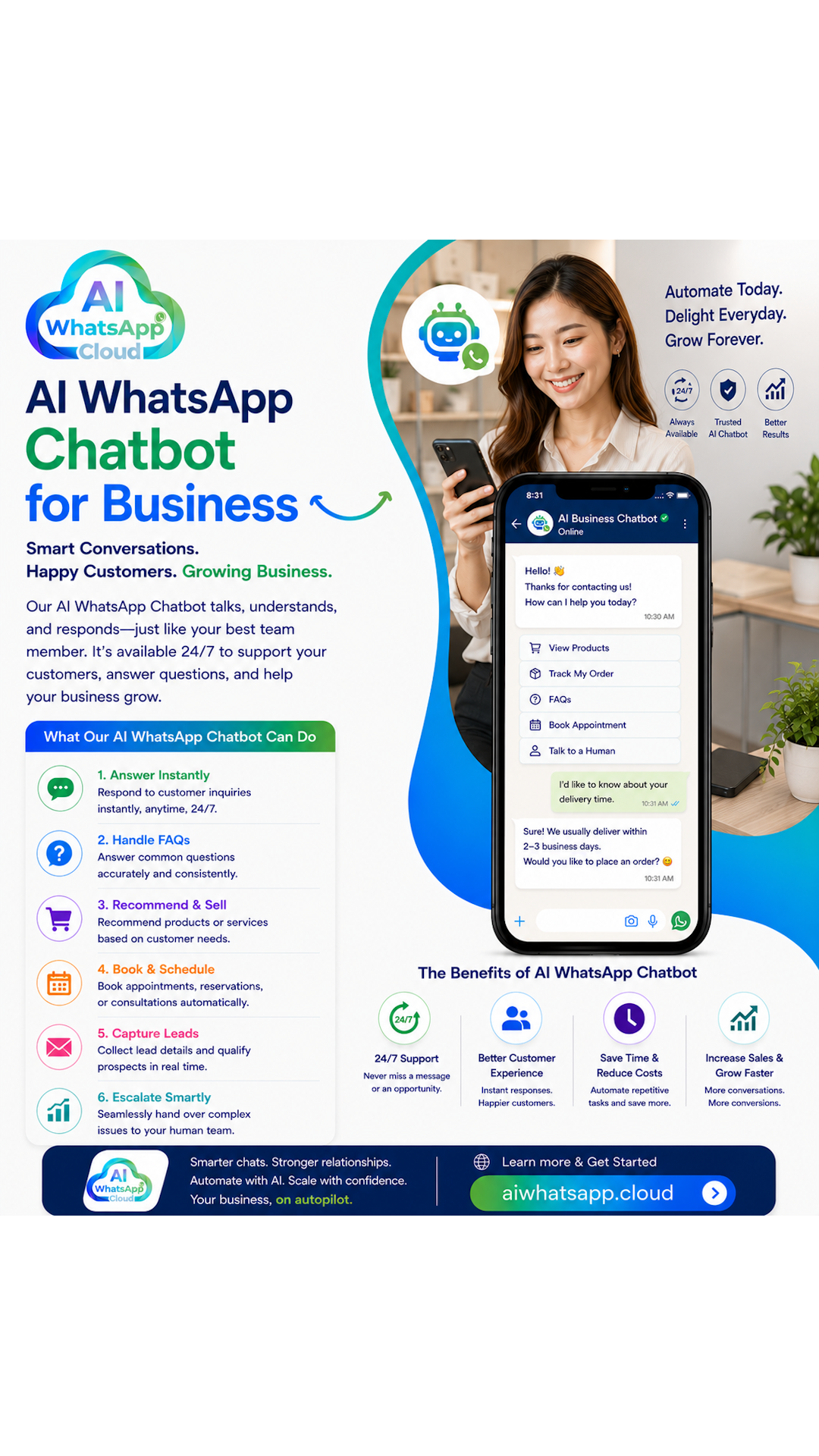 AI WhatsApp Chatbot for Business: How Companies Can Automate Customer Conversations