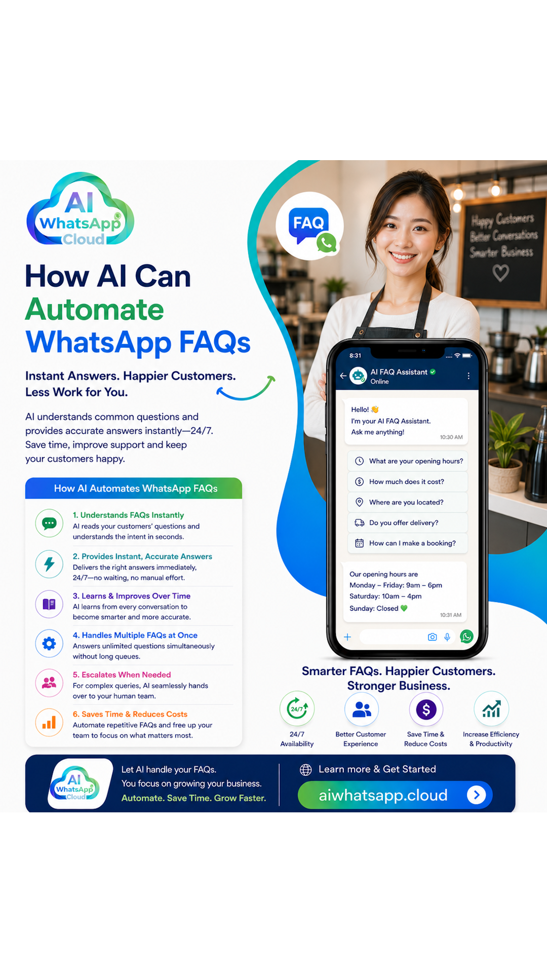 How AI Can Automate WhatsApp FAQs