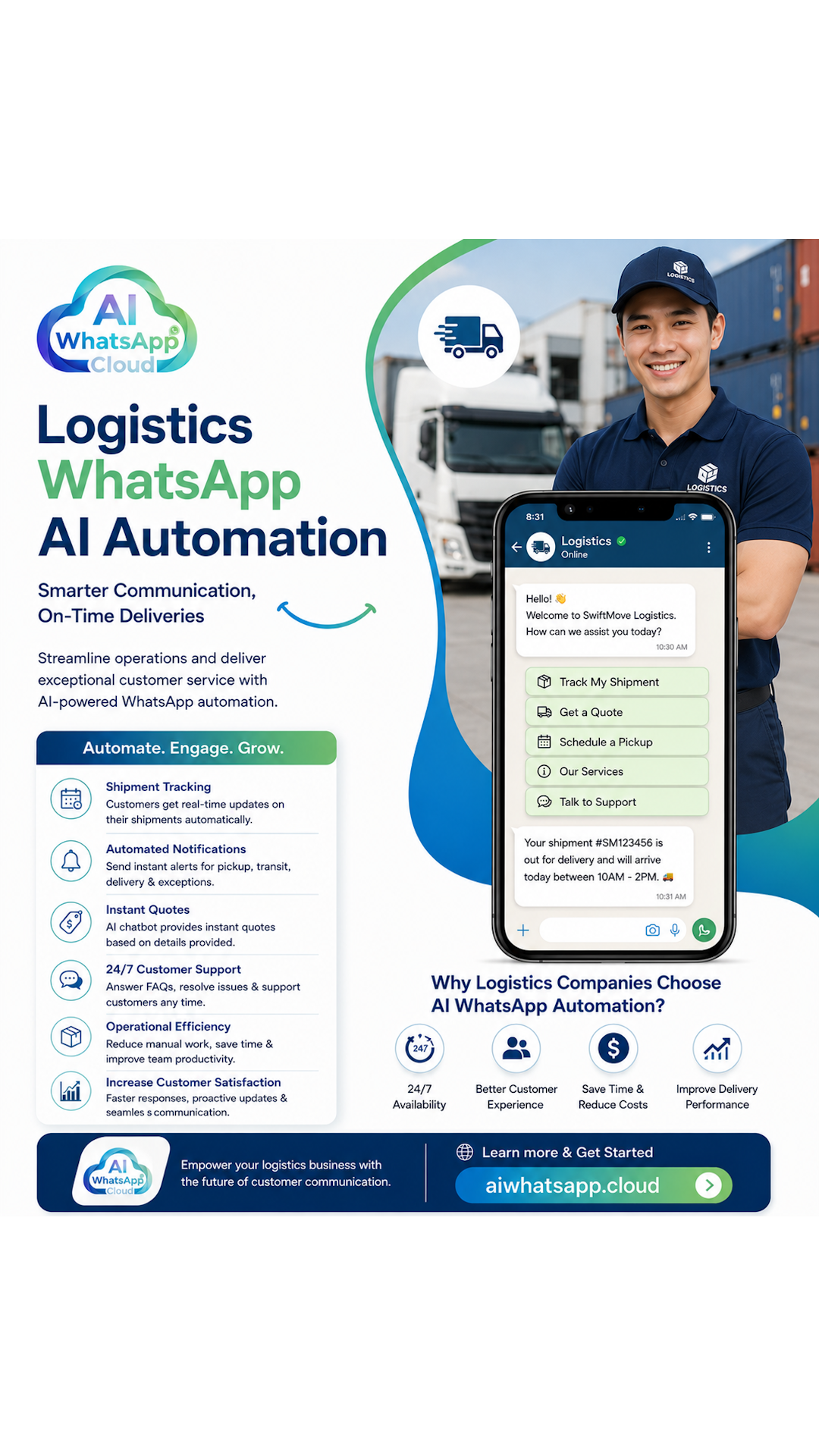 AI WhatsApp for Logistics: Automate Shipment Tracking and Customer Communication