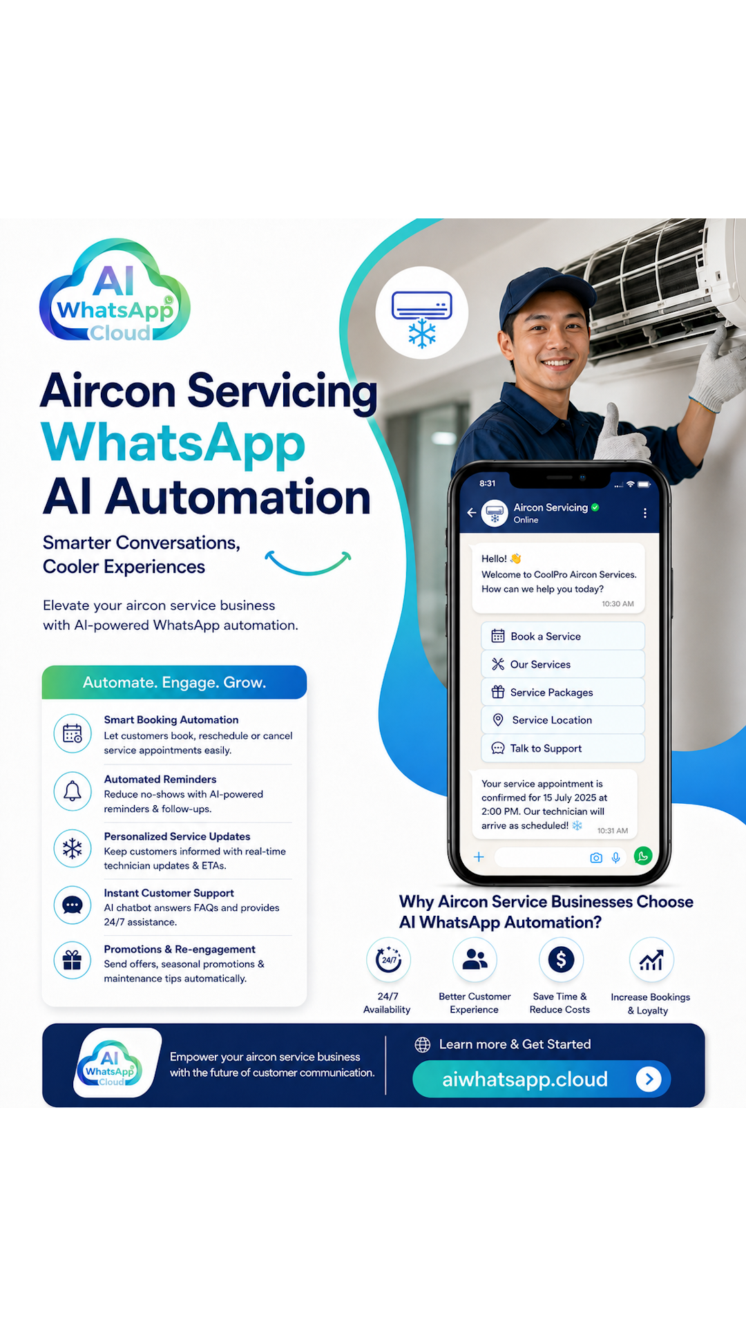 Singapore Aircon Servicing WhatsApp AI Automation Case Study: Turning Service Enquiries into More Bookings