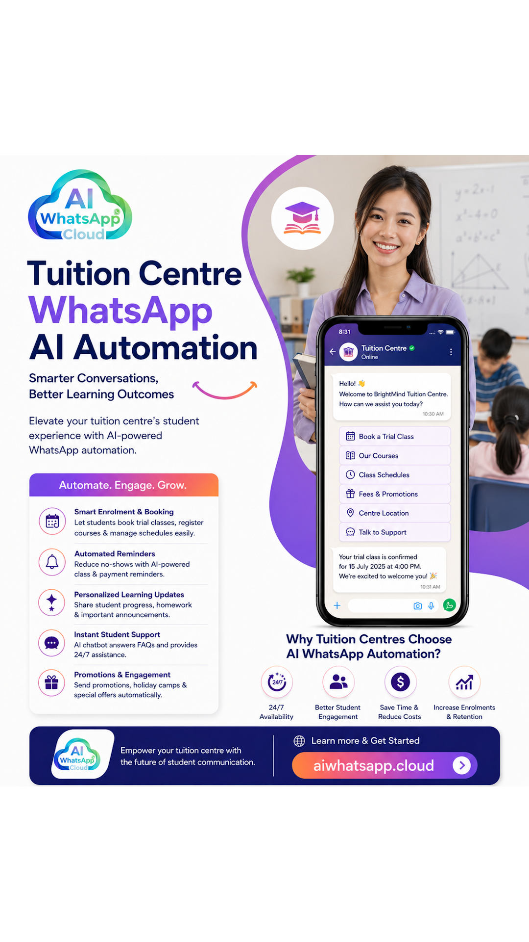 Malaysia Tuition Centre WhatsApp AI Automation Case Study: Turning Parent Enquiries into Student Enrolments