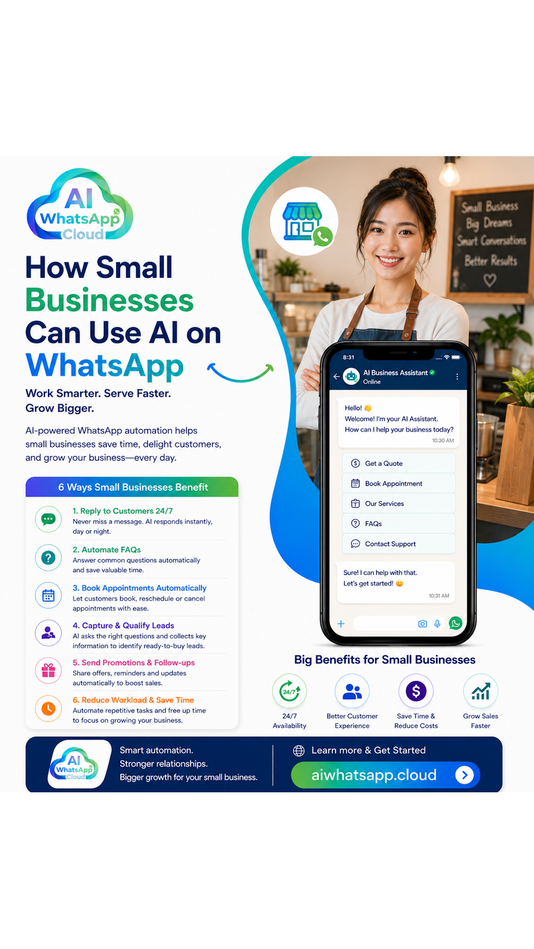How Small Businesses Can Use AI on WhatsApp