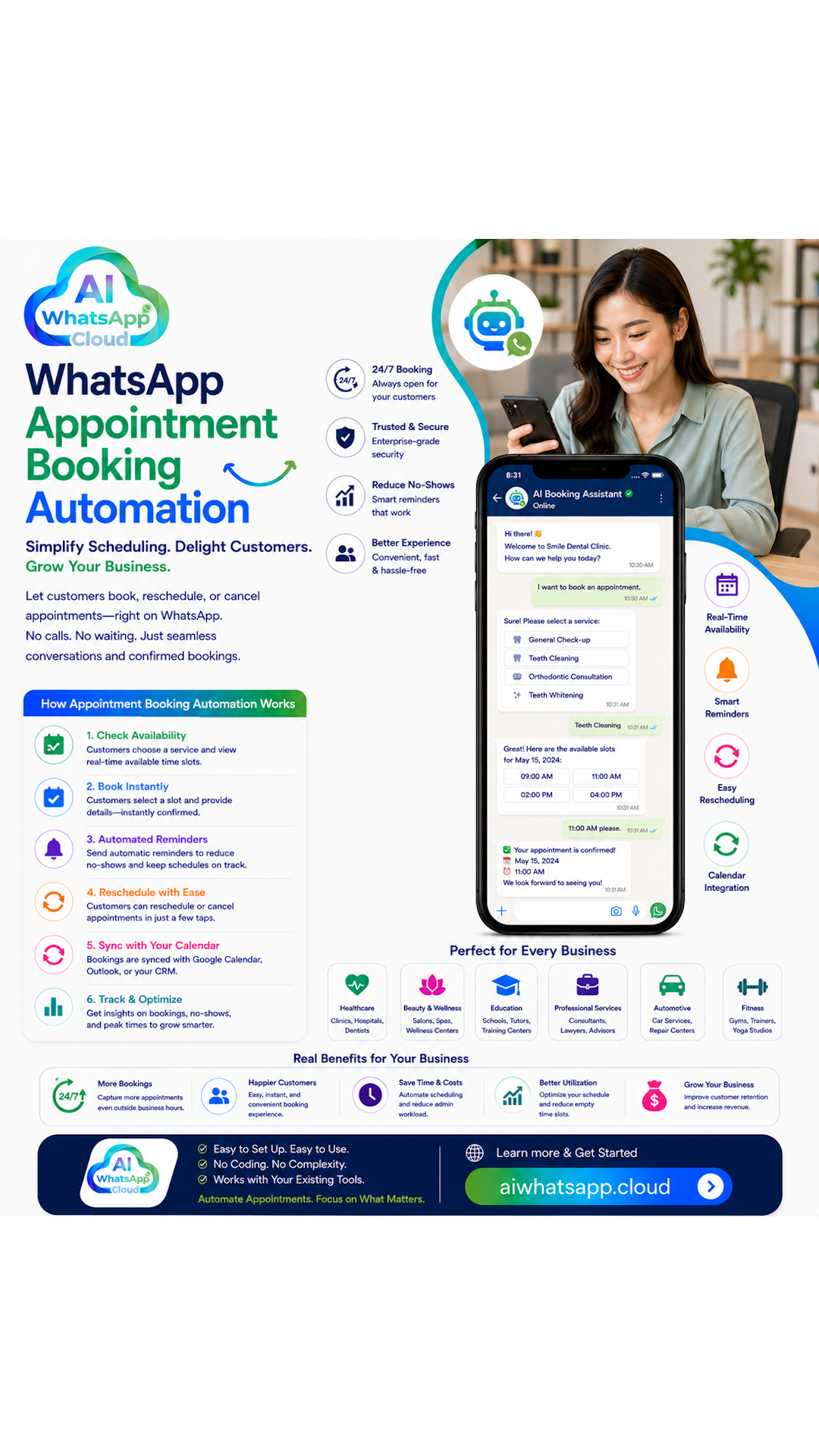 WhatsApp Appointment Booking Automation: Automate Bookings and Save Business Time